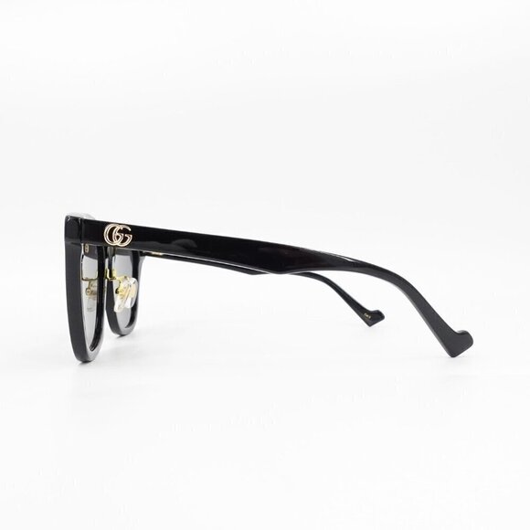 Gucci GG1000 Wayfarer Sunglasses Black Gray OS - Picture 15 of 16
